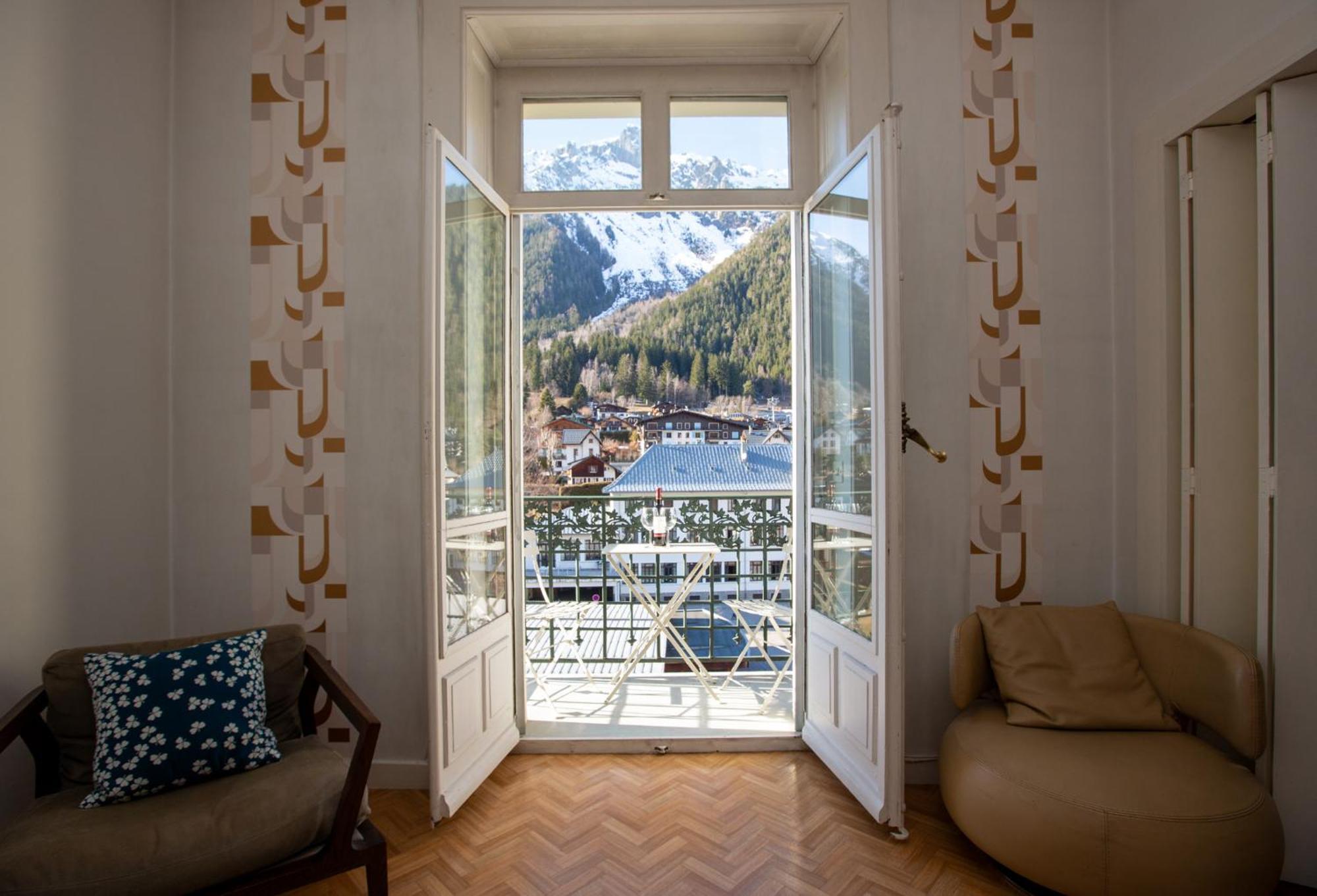 Majestic T2 Calme, Spacieux, Central, Avec Parking Chamonix Bagian luar foto